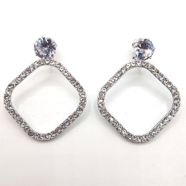 Silver Earring For Women Round Stud Earring Christmas Gift Party Wedding Jewelry Free Shipping egfrsrb5d-7