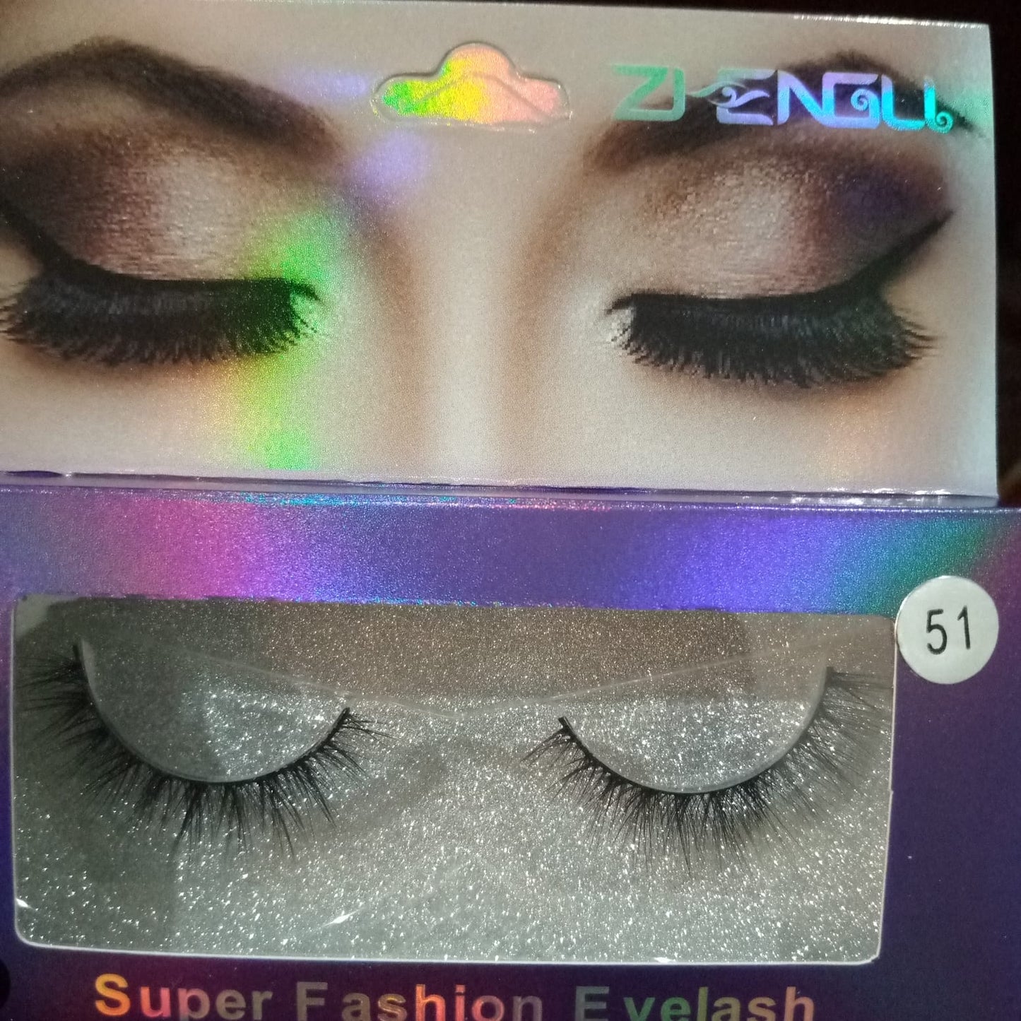 Women Eyelashes Party Black super fashion 3d (1 pair) esfrbks4b-1