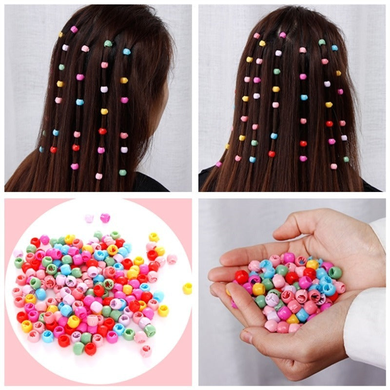 Mini Plastic Hair Claw Clips Grips For Girls Candy Colour Beads Headwear Durable hpfrmid3e-6
