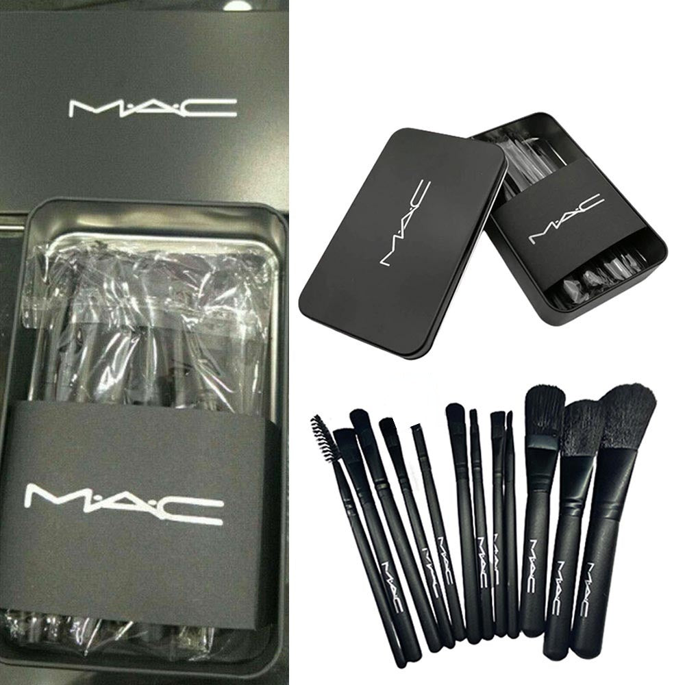 Mac Makeup Brushes For Women Pack of 12 Makeup Brushes bhfrbkt3b-2