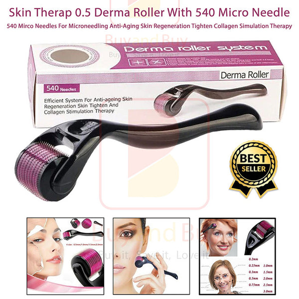 DERMA SKIN ROLLER SYSTEM 0.5MM  dsrbkz9b-2