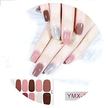1Pcs Random DIY Nail Stickers Colorful Water Transfer Nail Stickers 3D Flower Foil Adhesive Nail Art Decoration nsfrmir2a-1