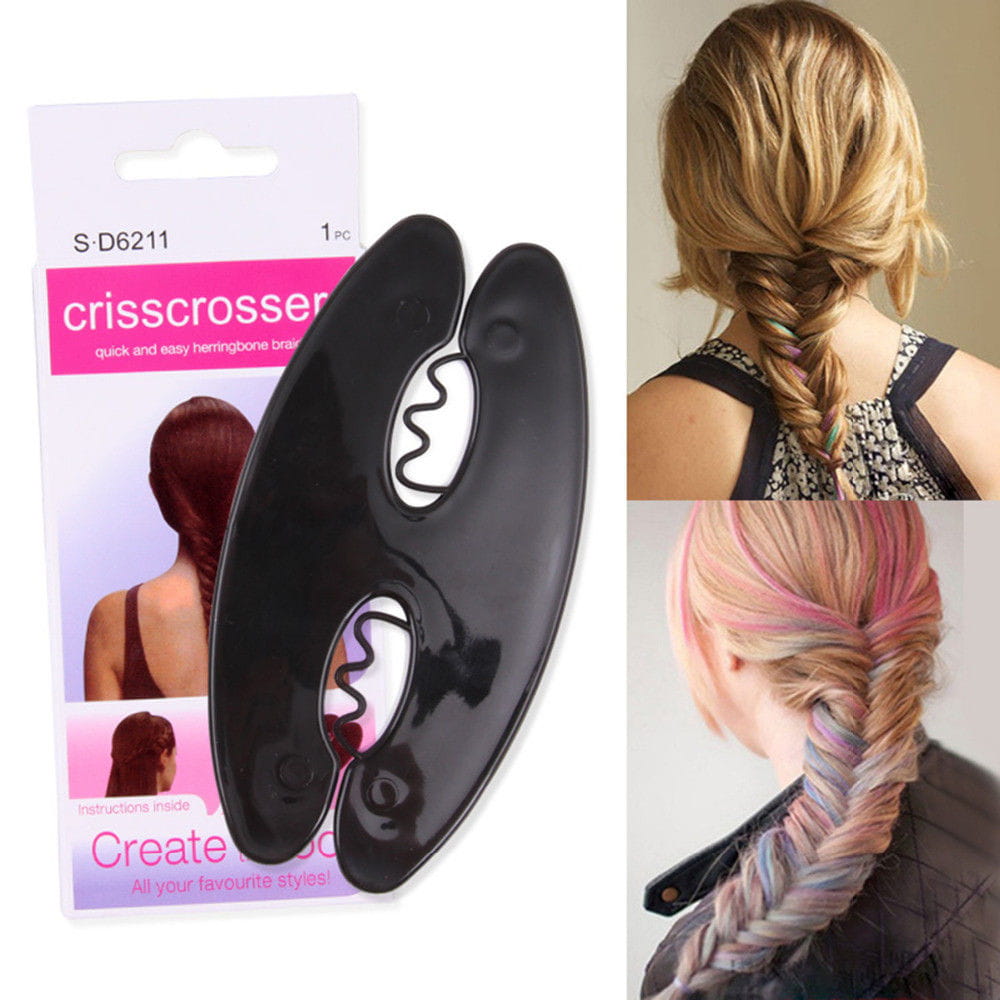 3 Pcs Hair Braiding Tool Roller With Hook Magic Hair Twist Styling Bun  Maker DIY Hair Style Accessories Black