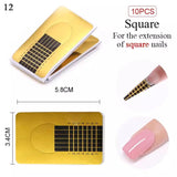 3 Colors Builder Nail Gel,UV Gel Nail Art Manicure Set with 10pcs Nail Forms stickers , brushes , 10pcs transparent nails and uv light