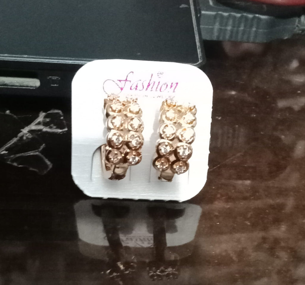 New Large Circle Rhinestone Zircon Earrings For Womens Gold Fashion Temperament 2022 Trend Drop Hoop Earrings Gift Jewelry