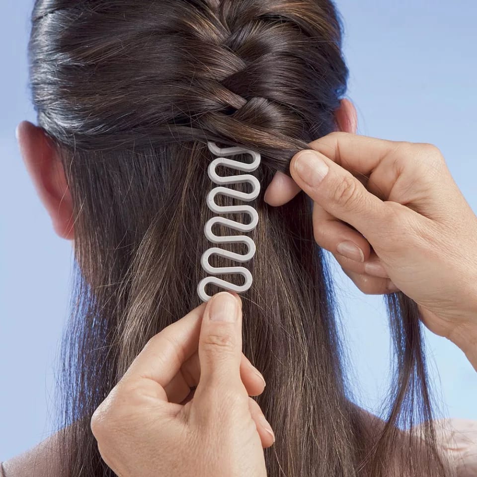 Hair Styling Set, Fashion Hair Design Styling Tool Accessories DIY Hair Accessories Tool Kit Hair Sculpting Tool Kit, Magic ple Quick Spiral Braide  htfrbks6j-1