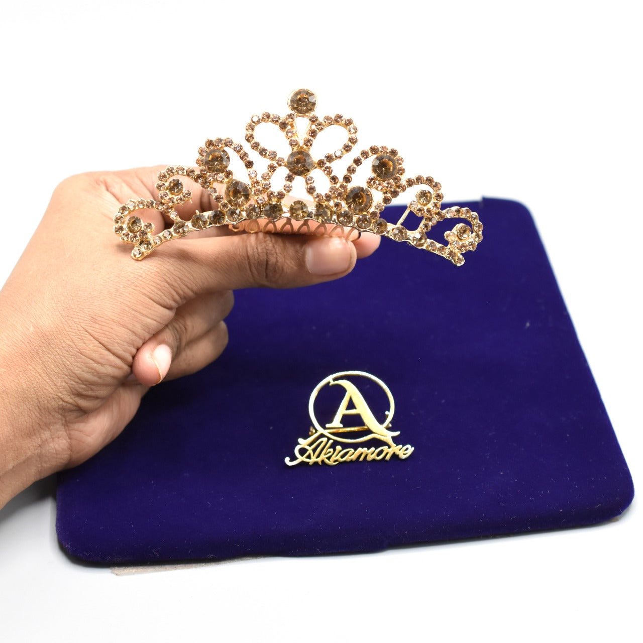 Wedding Hair Accessoriedding Hair Tiara Crystal Bridal Tiara Crown Silver Color Diadem Veil Tiaras Wes Headpieces Head Jewelry