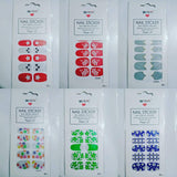 1Pcs Random DIY Nail Stickers Colorful Water Transfer Nail Stickers 3D Flower Foil Adhesive Nail Art Decoration nsfrmir2a-1