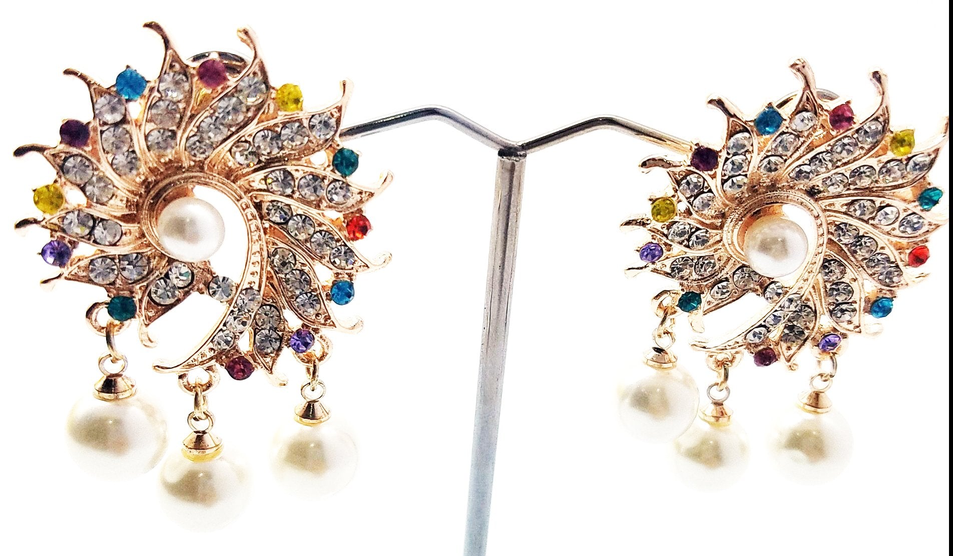 Multi nagina tops pearl earring egfrpdb4b-6