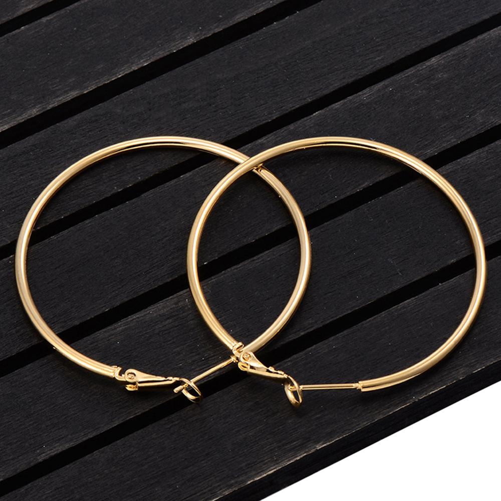 Golden/ Women Small Medium Large Big Circle Hoop Earrings Statement Ear Ring Fashion Jewelry Gift Nightclub DJ 2020 egsmgrgc2b-1