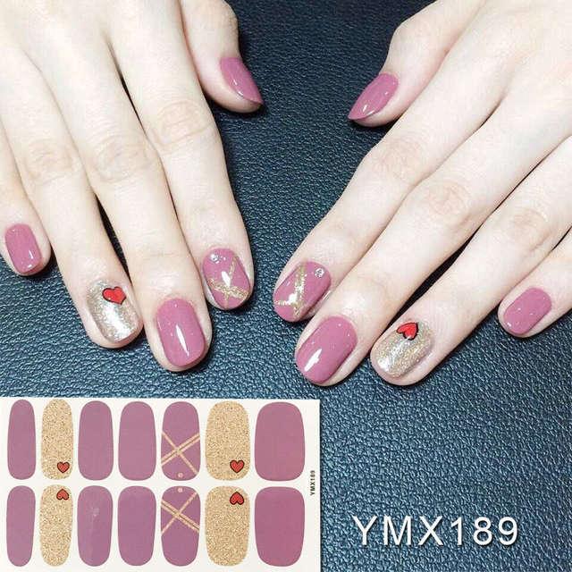 1Pcs Random DIY Nail Stickers Colorful Water Transfer Nail Stickers 3D Flower Foil Adhesive Nail Art Decoration nsfrmir2a-1