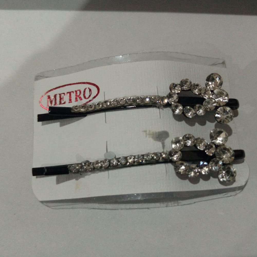 1 Pair Pearl Rhinestones Hair Clip Fashion Hair Jewelry Accessories cpfrbkc5e-1