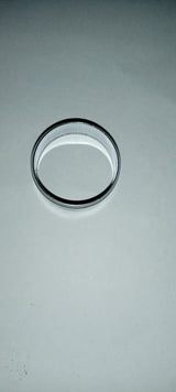 Round Silver Stainless Steel Ring for Men  mgfrsrf3w-8