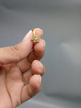 Oxidised Bollywood Nose Pin, Nose Clip Nose Ring Pack of 1 Pcs (randam design