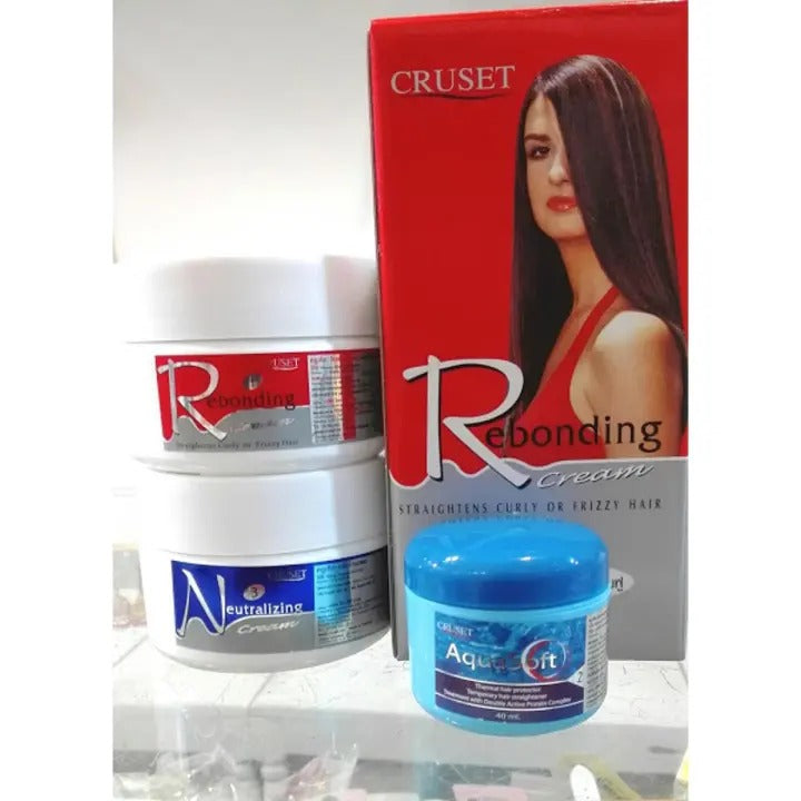 Cruset Rebonding Hair Straigthens Curly & Frizz Hair Cream
