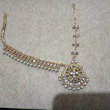 Diamante Kundan Matha Patti Wedding Bridal Goddess Bohemian Boho Head Chain Hair Jewelry Head Piece mpfrada5b-1