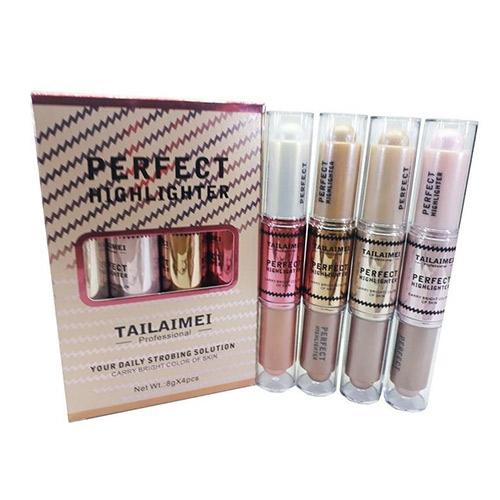 Tailaimei Perfect Dual Highlighter Stick Pack of 4  tphmiz4d-i
