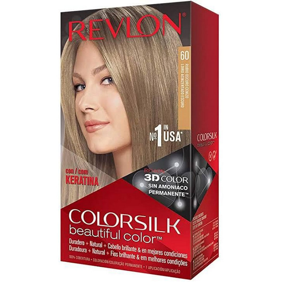 REVLON Hair Color with Keratin Cheratina - Color Silk beautiful color  rhcbnz2c-k