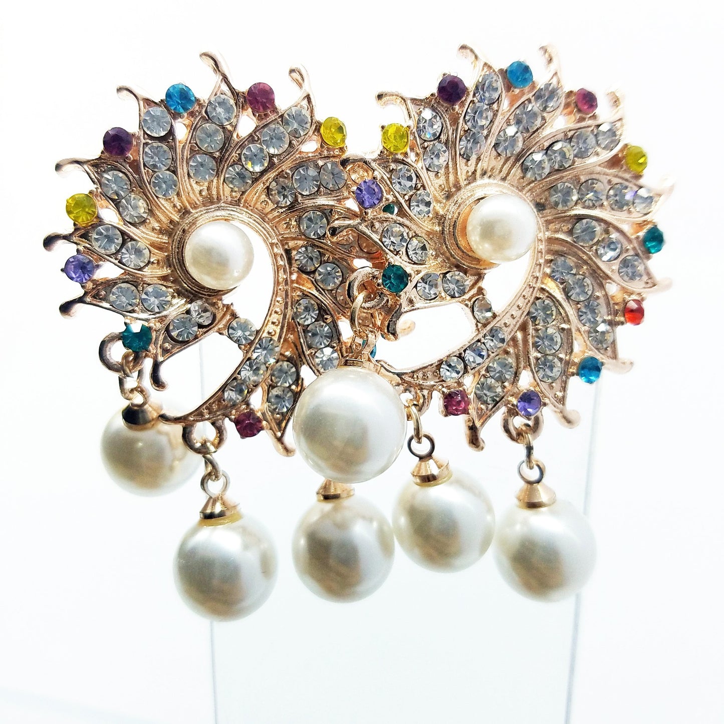 Multi nagina tops pearl earring egfrpdb4b-6