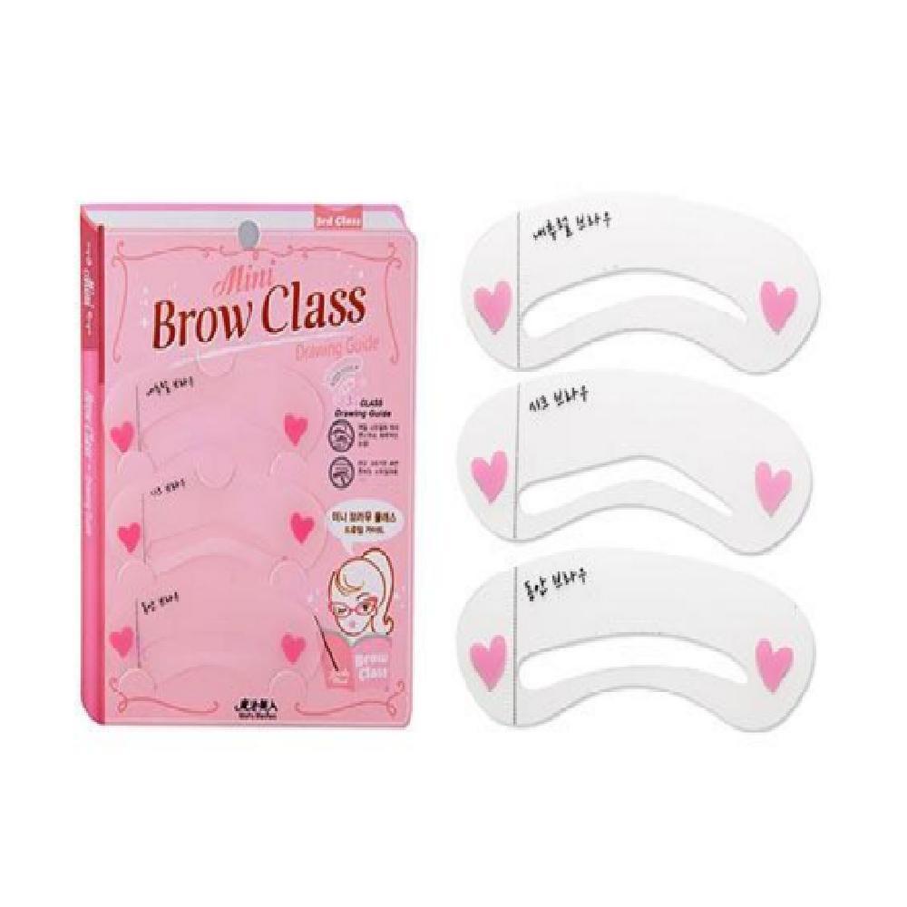 3 Styles Shape Frame Mini Eye Brow Class Drawing Guide Shaping Stencils Grooming Soft ssfrcls4h-3