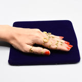 15 Pcs/Pack Golden and Silver Ring Set  Vintage Punk Rings Fashion Jewelry for Women Party Gifts fgfrgrf2m-1