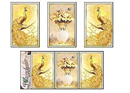 Plastic 3D Room Decorative Peacock Couple Painting (FD-HC001)
