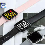 Y1 waterproof Led Smart watch square Led Watch for unisex boys and girls smart band led band band New stylish watch led square smart watch smart band digital watch digital smart watch led watch 2021 for unisex  wwwbkz2d-l