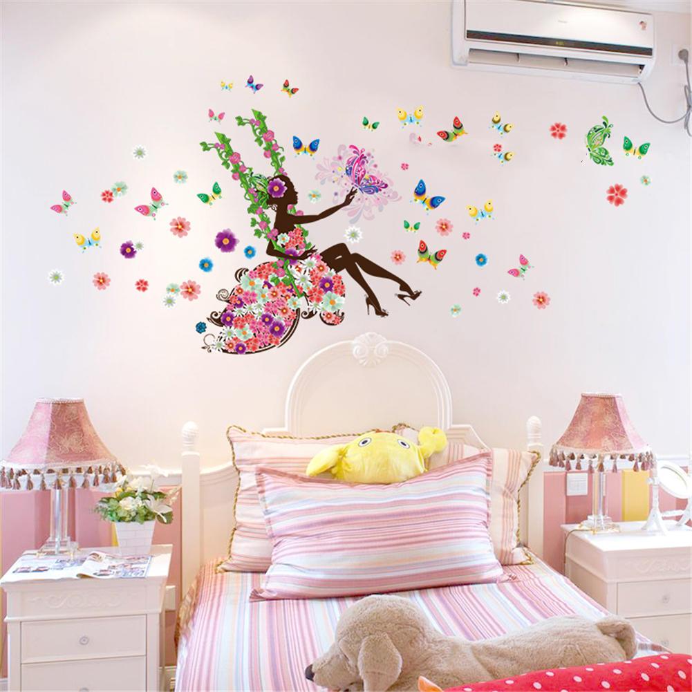 Flower Fairy Wall Sticker Sk9004