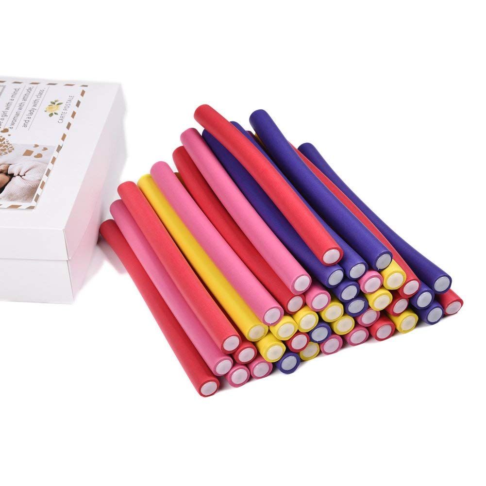 10Pcs Foam Hair curler set Rodsa htfrmis6i-1