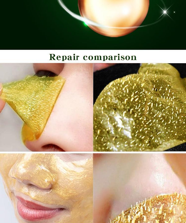 HUDA BEAUTY Gold Collagen Peel off Mask Deep Cleaning Blackhead Removal Acne Treatment 1-Pcs hbgmgdz3a-a
