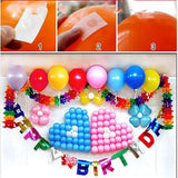 PACK OF 100 GLUE DOTS, ADHESIVE GLUE DOTS FOR STICKING BALLOONS BIRTHDAY BALLOON DECORATION TAPE  gefrwev1e-1
