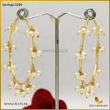 Top Quality Indian Circle Handmade Bali Gajra Style Earrings For cute punjabi Girls
