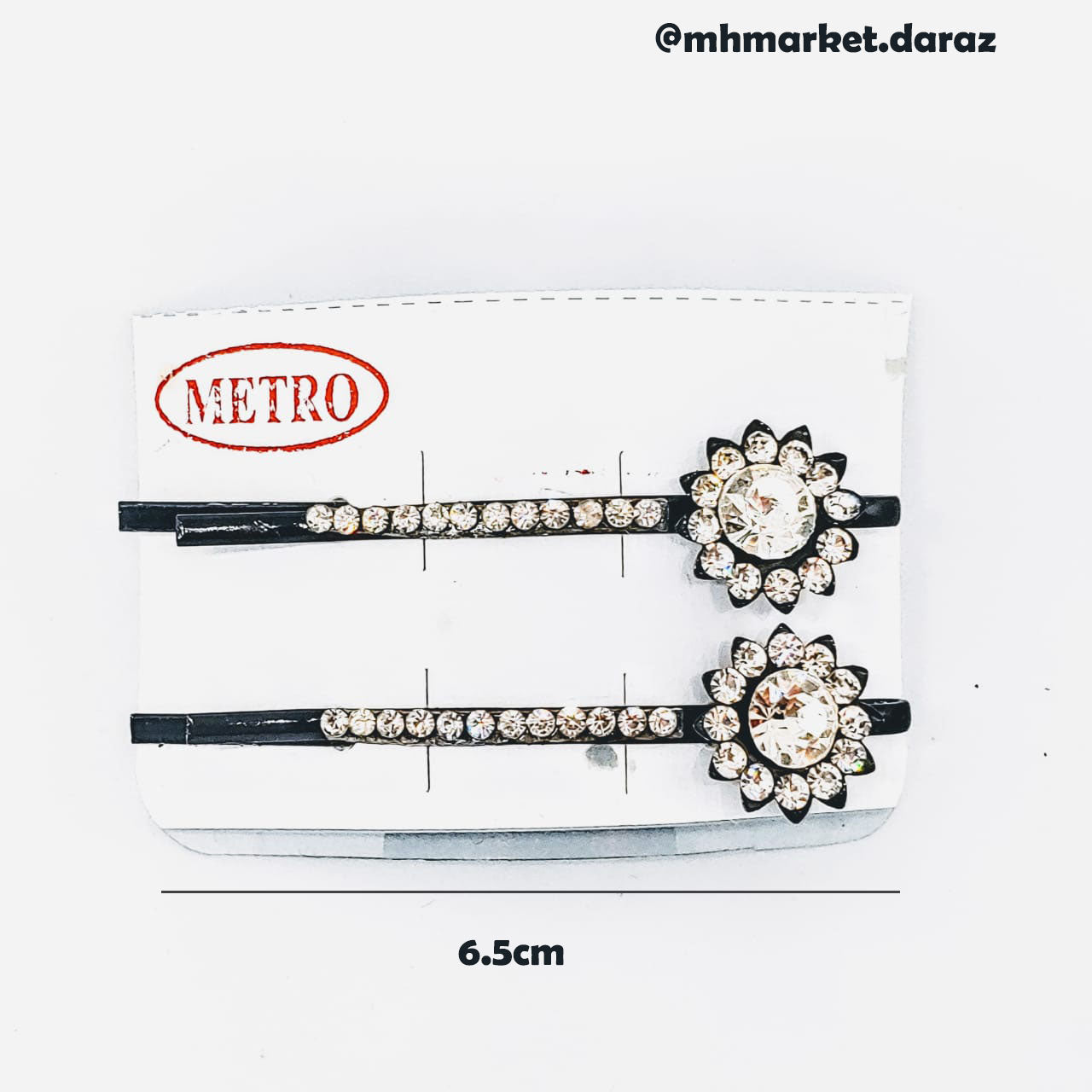1 Pair Pearl Rhinestones Hair Clip Fashion Hair Jewelry Accessories cpfrbkc5e-1