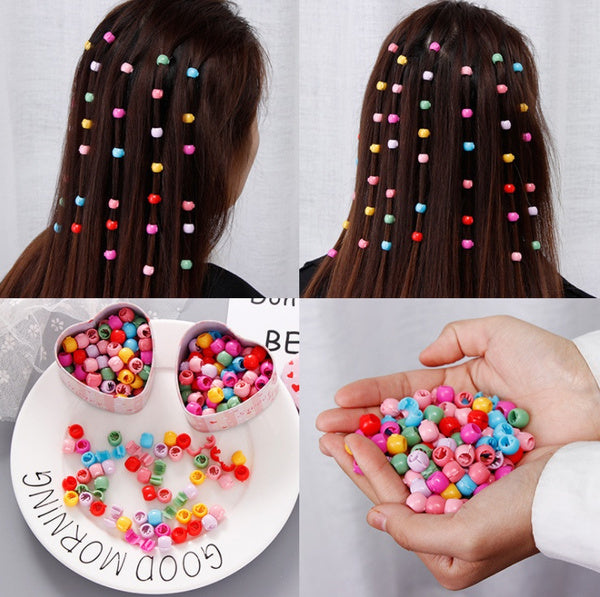 Mini Plastic Hair Claw Clips Grips For Girls Candy Colour Beads Headwear Durable hpfrmid3e-6