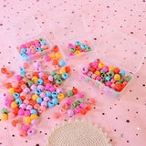 Mini Plastic Hair Claw Clips Grips For Girls Candy Colour Beads Headwear Durable hpfrmid3e-6