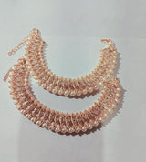 new stylish design pearls golden payal plfrpda3a-a