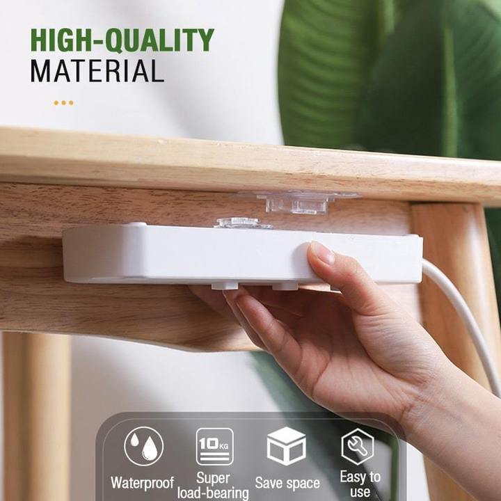 Double Sided Hooks Adhesive Wall Hooks for Hanging - Transparent  hrfrclv1f-1