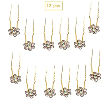 Pair Flower hair styling pins hnfrgrd3b-1