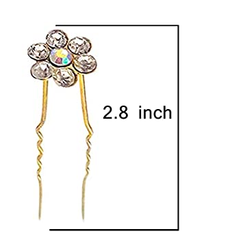 Pair Flower hair styling pins hnfrgrd3b-1