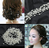 1 Pcs Wedding Hair Accessories Bridal Hair Decor Headband Studded Pearl Hairpins Bride Party Headpiece Jewelry Headdress