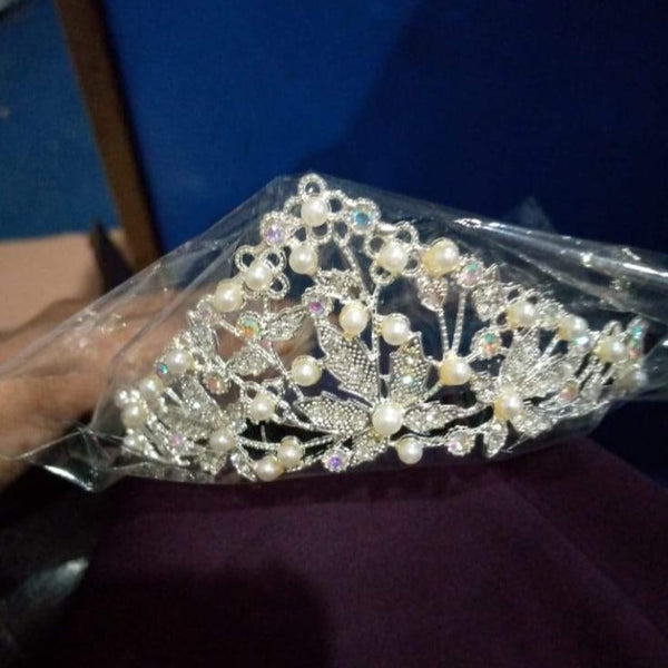 Crystal Crown Tiaras Headwear For Women Party Rhinestone Pearl Crown Tiara Hair Wedding Queen Crowns Head Jewelry Birthday Party jewellery