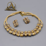 Golden Imitation Pearl Wedding Necklace Earring Sets Party Jewelry Sets for Women Elegant Party Gift Fashion Jewellery jtfrcra1g-1