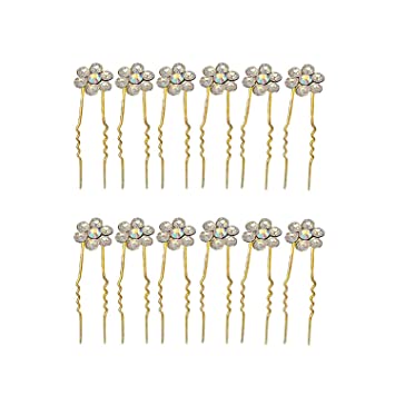 Pair Flower hair styling pins hnfrgrd3b-1