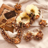 Maiyo Mehndi Flower Jewellery For Bridal And Friend's Bridal Wear Wedding & Any Funcation  jtfrmia1h-i