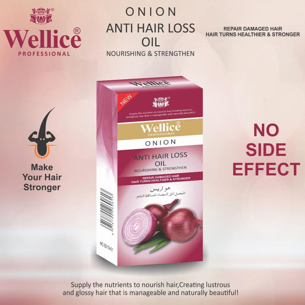 Wellice Onion Anti Hair Loss Oil 150ml  whlsmnz1d-d