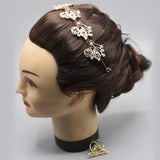 Stylish Flashing Ornaments Rhinestone Pearl Bridal Hair Clip Accessories Jewelry Wedding Elegant Crystal Bride Hair Comb Headwear hpfrcrd1d-6