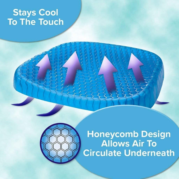 Silicon Gel Sitter Flex Egg Seat Cushion Soft Silicone Sitter Pain Relief Breathable Honeycomb Design Pressure Support  sesbez4e-8