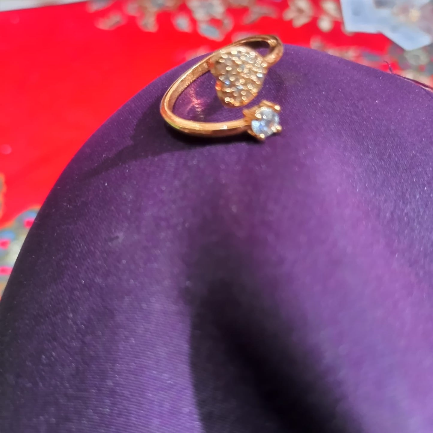 Fashion Rose Gold Stanless Steel Rings With Stone Crystal For Men Girl Women  In Wedding With Cross