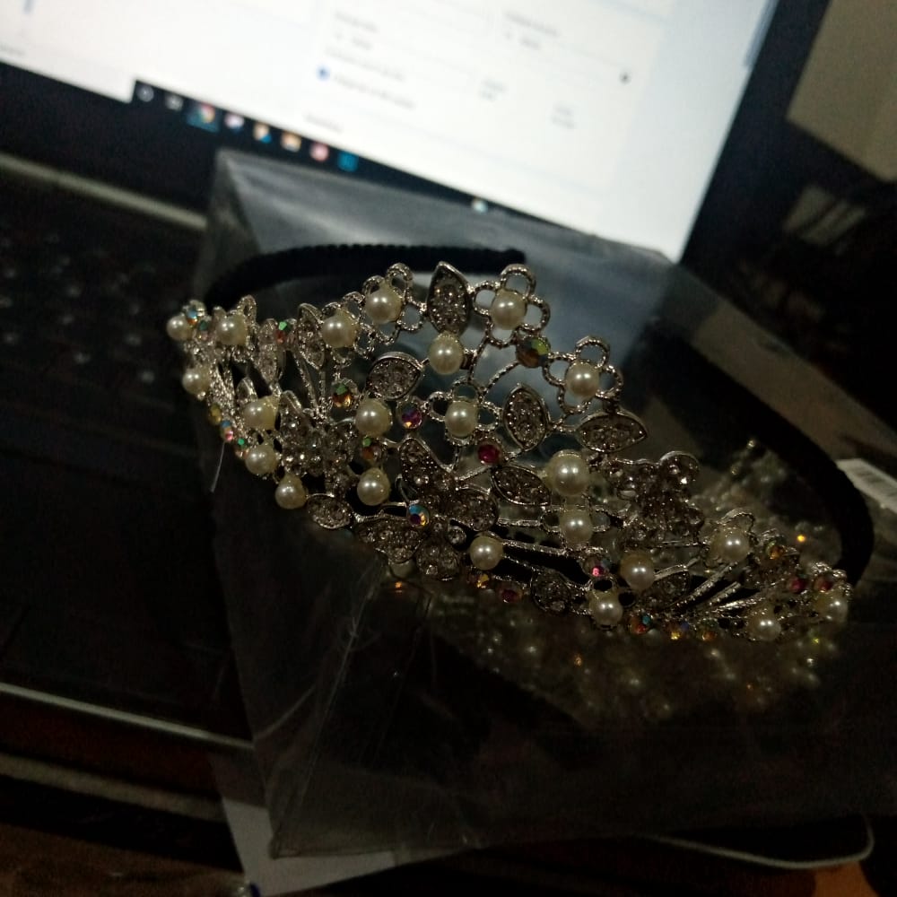 Crystal Crown Tiaras Headwear For Women Party Rhinestone Pearl Crown Tiara Hair Wedding Queen Crowns Head Jewelry Birthday Party jewellery