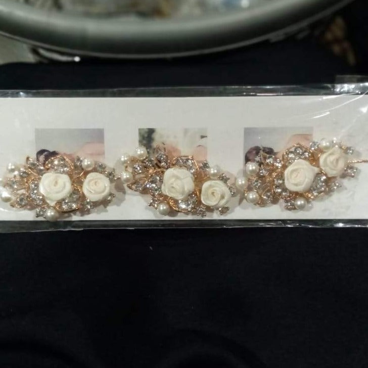 Brand Elegant Wedding Hair Jewelry Accessories for Women Charm Crystal Flower Bridal Hair Comb Head Pieces Hair Pins hpfrgrd5t-1